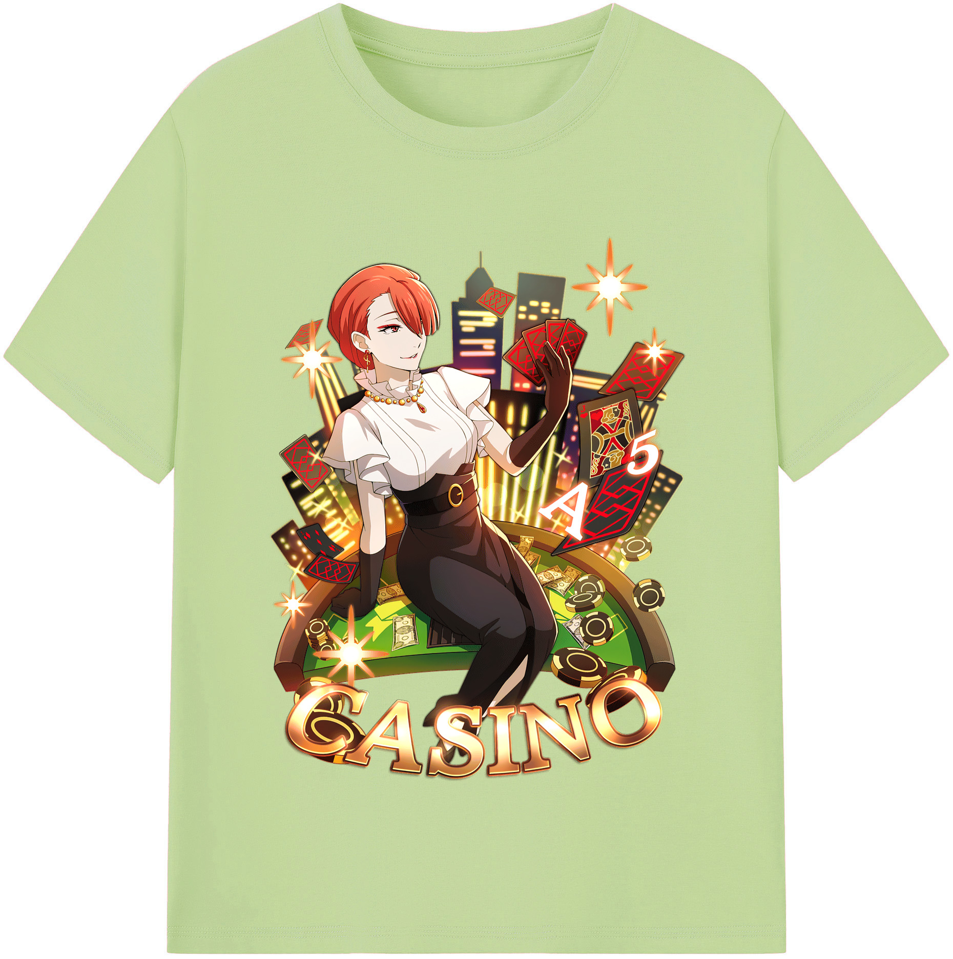 （画像用） 文豪ストレイドッグス Bungo Stray Dogs 綿100％半袖Tシャツ（フロントプリント）